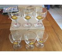 Grimbergen Lot de 6 verres a biere bord boré 25cl neuf
