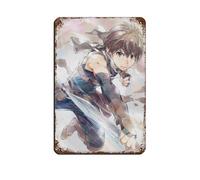 Grimgar of Fantasy And Ash 2 Plaque en métal vintage pour pub, club, café, bar, maison, décoration murale, affiche rétro 20 x 30 cm