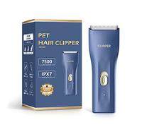 Grimgrow Tondeuse Électrique Portable Rechargeable par USB pour Animaux Domestiques - Rasoir Silencieux Sans Fil pour Animaux de Compagnie de Petite et Grande Taille