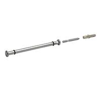 GRIMME 24 8520 19 Support de table en verre Verona Chromé mat Diamètre 12 mm Longueur 200 mm pour montage mural Support d'étagère en acier