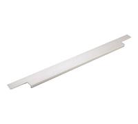 GRIMME Barre de poignée Arrecife Largeur 596 mm - Poignée de bord à fraiser - Poignée de meuble en aluminium et acier inoxydable mat