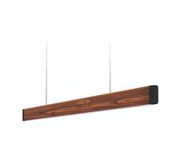 Grimmeisen Licht Onyxx Linea Pro Stylecover Bois Naturel Pendelleuchte, noyer, embout noir