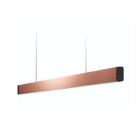 Grimmeisen Licht Onyxx Linea Pro Stylecover Métal Pendelleuchte, cuivre, embout noir