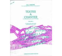 Textes a chanter volume 3