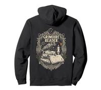 Grimoire Lecteur Witchy Halloween Occulte Goth Sweat à Capuche