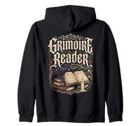 Grimoire Lecteur Witchy Halloween Occulte Goth Sweat à Capuche