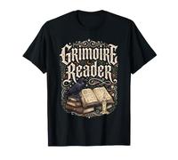 Grimoire Lecteur Witchy Halloween Occulte Goth T-Shirt