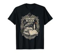 Grimoire Lecteur Witchy Halloween Occulte Goth T-Shirt Graphique avec Valeur