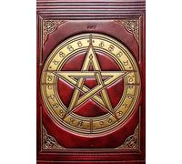 Grimoire Pentacle: grimoire vierge | grimoire de sorciere | sorcellerie | carnet secret | oracle | wicca | esoterisme | carnet de notes | journal intime adulte | magic book | grimoire vièrge