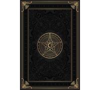Grimoire Vierge Pentacle Lunaire Noir