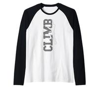 Grimpeur d'escalade Manche Raglan