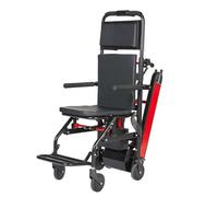 Grimpeur d'escalier électrique sur chenille, chariot à main, fauteuil roulant pour patients âgés, charge sûre 169 kg/360 lb A
