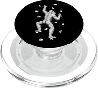 Grimpeur grimpeur d'intérieur Mural Bigfoot Funny Climbers PopSockets PopGrip pour MagSafe