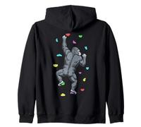 Grimpeur grimpeur Mural d'intérieur Gorilla Funny Climbers Sweat à Capuche