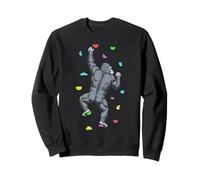 Grimpeur grimpeur Mural d'intérieur Gorilla Funny Climbers Sweatshirt