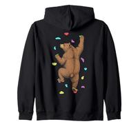 Grimpeur grimpeur Mural d'intérieur Ours Grimpeurs Amusants Sweat à Capuche