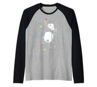 Grimpeur Mural d'intérieur avec Panda et Ours Grimpeurs Amusants Manche Raglan