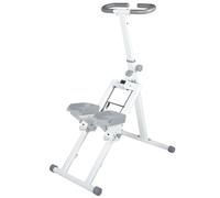 Grimpeur Vertical pour Exercices de Gymnastique à Domicile - Machine d'escalade Pliable avec écran LCD pour entraînement Complet du Corps, Guidon réglable et pédales pour Cardio Fitness