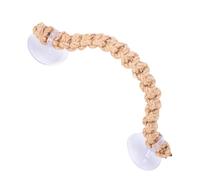 Grimpeurs de crabe ermite - Construction en fibres de jute naturelles, design de pont tissé flexible, échelle d'habitat texturée offrant une prise en main sûre | Accessoire d'enrichissement idéal pour