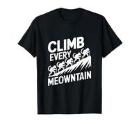 Grimpez Tous Les Amoureux des Chats Meowntain T-Shirt