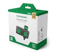 Grimsholm Timer Digital Classic - Digitaler Bewässerungstimer mit Einfacher Programmierung über Drehknöpfe