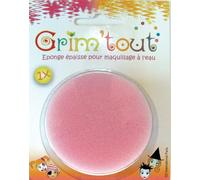 Grim'Tout - Eponge de Maquillage - Applicateur et Démaquillant Visage et Corps - Pour Appliquer la Base Nécessaire - En Matière Plastique Lavable - Unité : 1 Sous Blister - Epaisseur : 3 cm