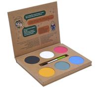 Grim'Tout - Palette 6 Couleurs - Maquillage Naturel Lavable pour Carnaval, Festival, Kermesse et Halloween - Activités Créatives pour Enfants et Famille - Collection WOW