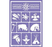 Maquillage - Pochoir De Maquillage Grim'tout : Indien