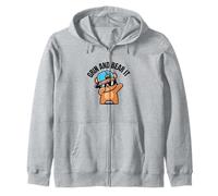 Grin and "bear it" Sweat à Capuche