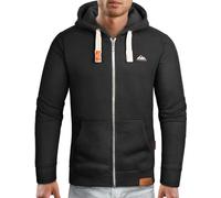 Grin&Bear Pull à Capuche pour Hommes Veste à Capuche avec de Logo, GEC022, Noir XXL