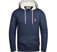 Grin&Bear Pull à Capuche Sweat Shirt pour Hommes de Design GEC475, Bleu Marine S