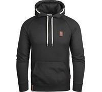 Grin&Bear Pull à Capuche Sweat Shirt pour Hommes de Design GEC484, Noir XXL