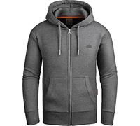Grin&Bear Sweat à Capuche pour Homme avec de Fermeture éclair Anthracite S GEC605
