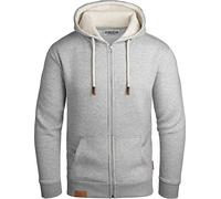 Grin&Bear Sweat à Capuche pour Homme GB490-GreyMelange-XXL
