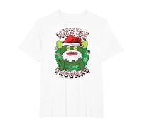 Grin Grin Joyeux Noël Fuggmas T-Shirt, Homme Grandes Tailles, Blanc, 6X Tall