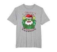 Grin Grin Joyeux Noël Fuggmas T-Shirt, Homme Grandes Tailles, Gris Chiné, 6X Tall
