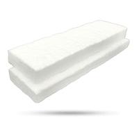 GRINADA® Éponge en Céramique pour Cheminée Au Bioéthanol Accessoires De Cheminée Au Bioéthanol Laine De Verre Laine De Roche Ouate De Combustion (30 X 10 X 1,3 Cm)