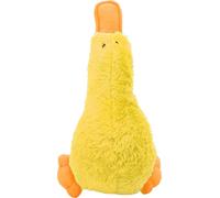 Grinçant en peluche chien jouet interactif amusant mignon oiseau doux morsure résistance chiens mâcher jouet pour chiots animaux de compagnie jaune
