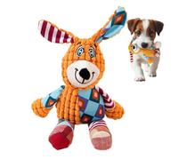 grinçants pour chiots | Jeu interactif en peluche pour animaux - Jouet à mâcher pour chien avec papier craquage - Pour l'intérieur et l'extérieur Jardin Faire des rapports d'entraînement