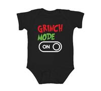 Grinch Body unisexe pour bébé - Tenue de Noël, Noir , 3-Monate