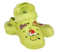 Grinch Chaussons verts, ISOLANTS, NOËL, sabots de jardin avec fourrure pour enfants (Grinch, standard, Système Taille Chaussures EU, Enfant de 2 à 5 ans, Numérique, Moyen, 23)