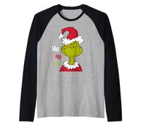Grinch - Grinchy Santa Manche Raglan