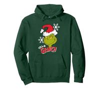 Grinch - Side Eye Sweat à Capuche, Unisexe pour Adultes, Vert Forêt, S