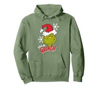 Grinch - Side Eye Sweat à Capuche, Unisexe pour Adultes, Vert Sauge, L