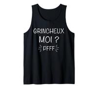 Grincheux Moi pfff Humour Papa râleur Débardeur