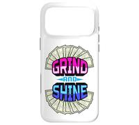 Grind and Shine Funny Men Women Business Owner Money Cash Coque pour iPhone 17 Pro Max