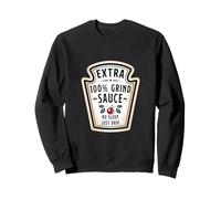 Grind Sauce Hustle Achiever Go Getter Ketchup Gagnez de l'argent Sweatshirt