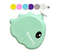 Grinder à ongles pour chiens, broyeur d'ongles pour chiens - Forme de dinosaure 3 Modes Réglable 40 dB Grinder à ongles électriques,Outil de toilettage doux sans fil à faible bruit pour le toilettage