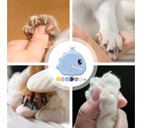 Grinder à ongles pour chiens, broyeur d'ongles pour chiens - MODES ÉLECTRIQUES 3 Modes réglables 40 dB Dinosaur Forme Nail Grinder,Outil de toilettage sans fil à faible bruit pour le fichier de patte
