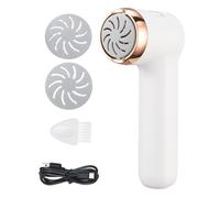 Grinder de pied électrique, outil de dissolvant de cal, épurateur de pied rechargeable, têtes de rouleaux remplaçables incluses, contrôle de puissance à deux vitesses, 16,5x7,5 cm, pour les soins pers
